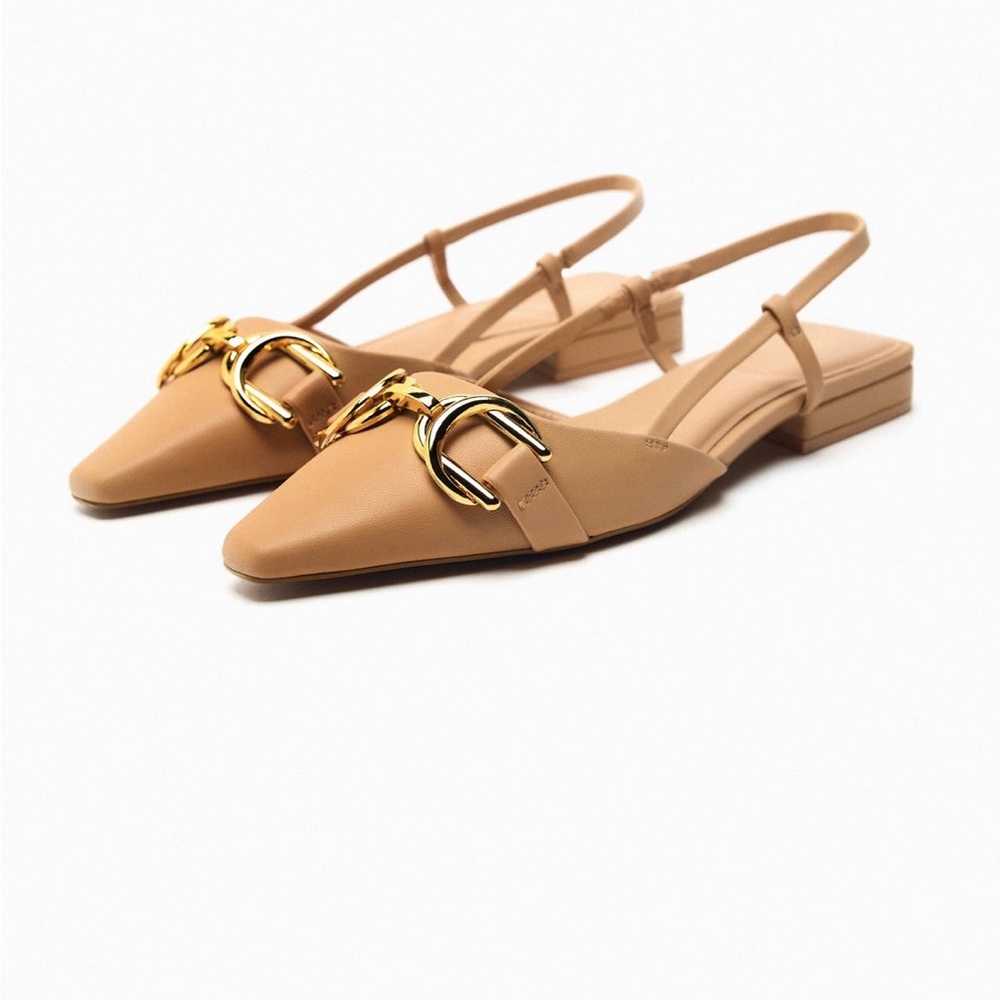 Zara embellished sling backs